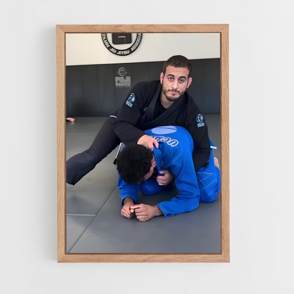 Poster Contrôle Latéral – affiche Jiu-jitsu brésilien (vue 4)